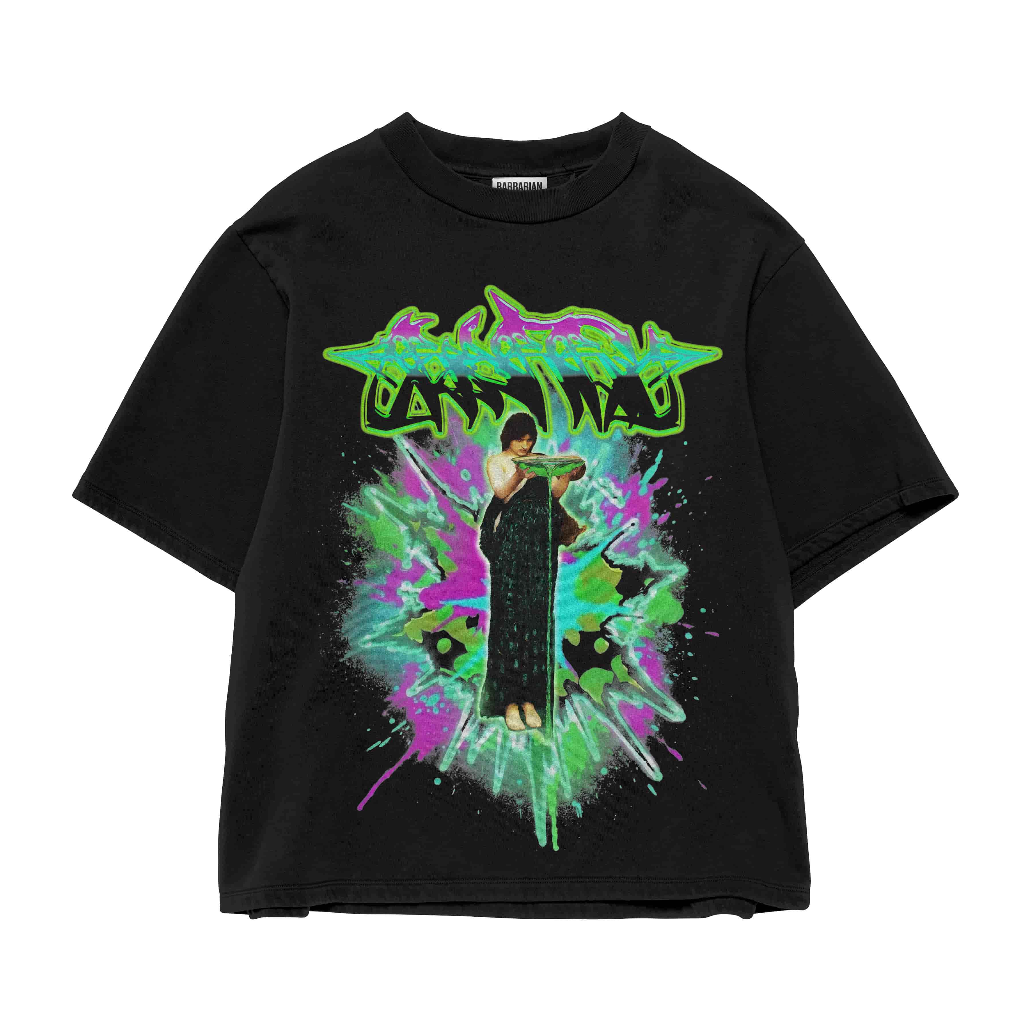 Neon Circe heavyweight t-shirt graphic