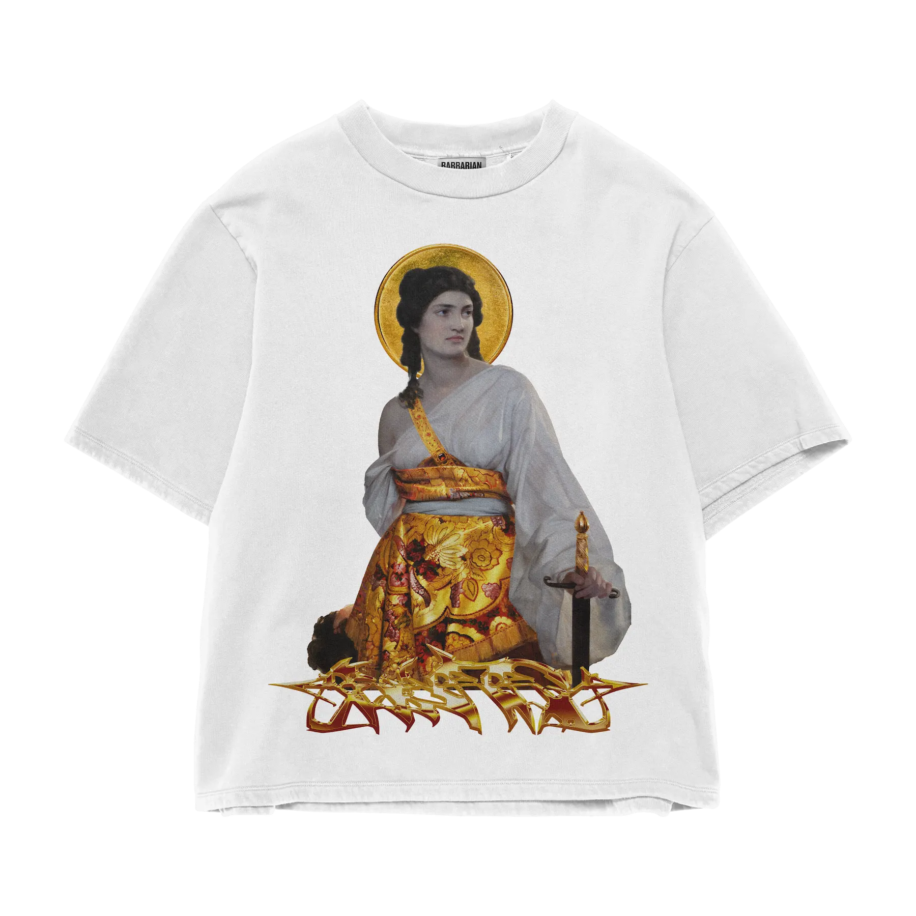 Gold Judith heavyweight t-shirt